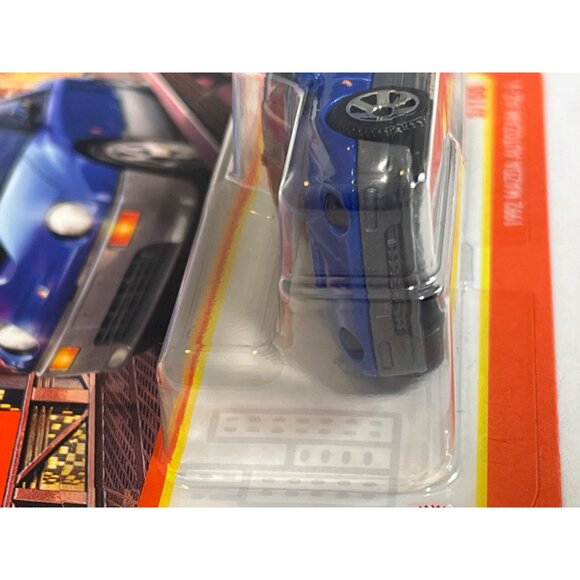 Matchbox 1992 Mazda Autozam AZ-1 Blue 70 Years 1:64 Diecast Car - Picture 6 of 8